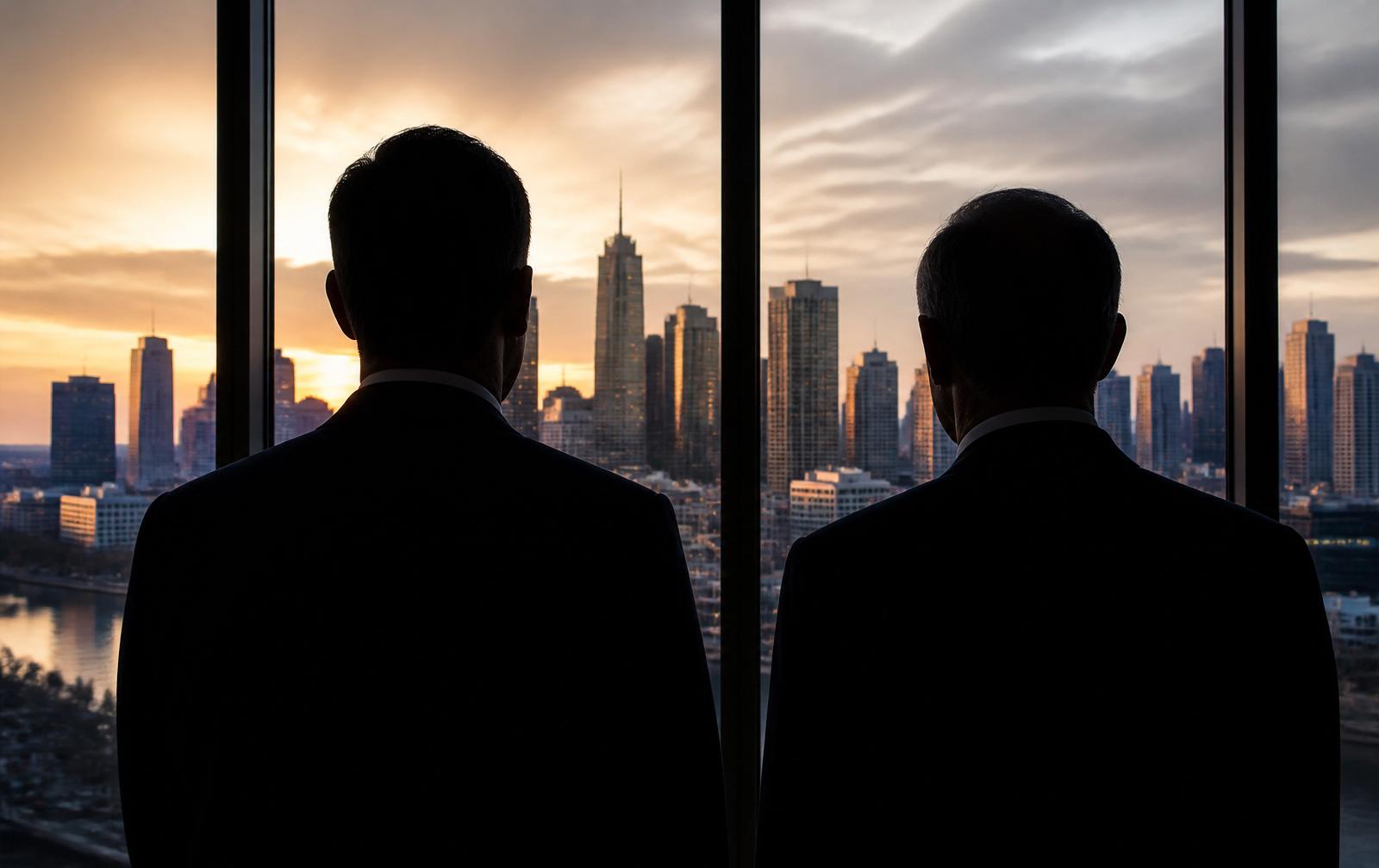 A considered meeting between business partners